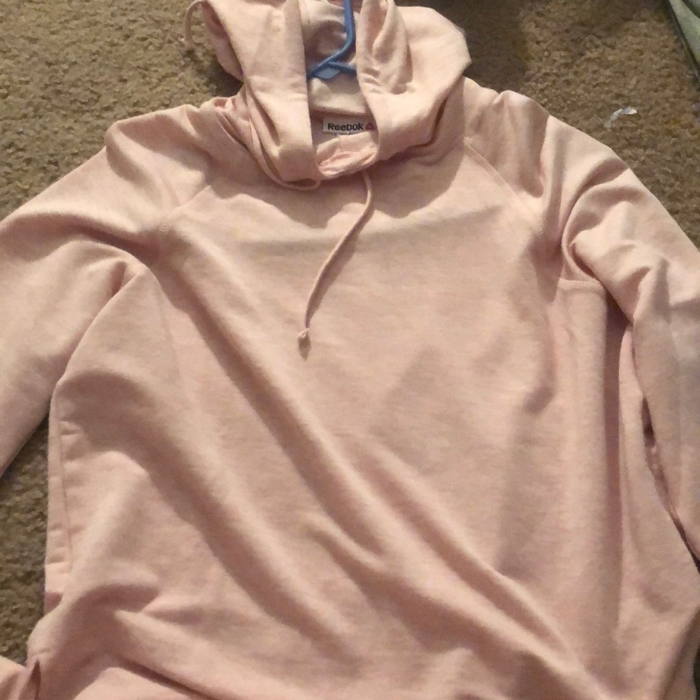 Reebok athletic long sleeve with hood (never worn)
